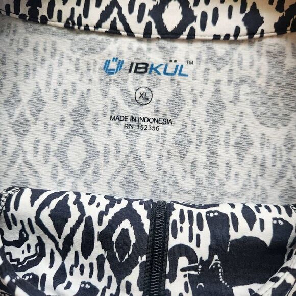 IBKUL Dress Womens XL Elephant Long Sleeve UV Protection Athleticwear Moisture W - Picture 6 of 8